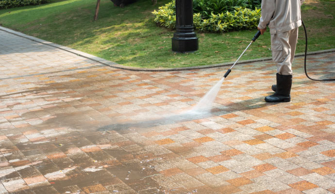 Pressure washing service