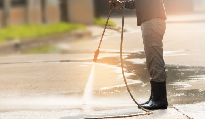 Professional pressure washing service