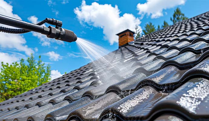 shingles washing