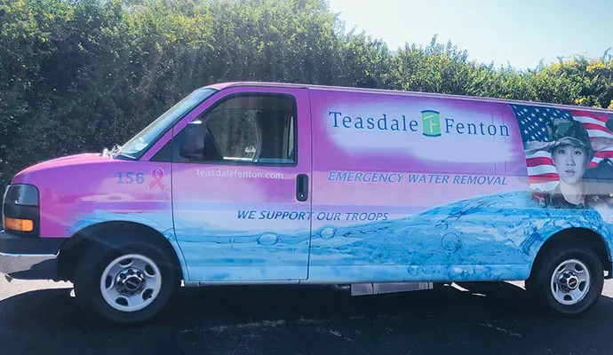 Teasdale-fenton service van